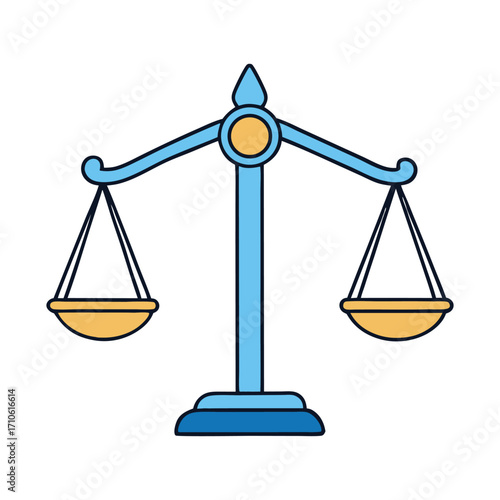 Golden scales of justice symbolize fairness and balance, representing equality, law, and impartial judgment in courts and legal systems worldwide. 
