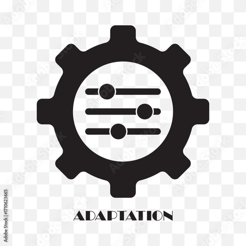 Adaptation of resource project, vector icon.