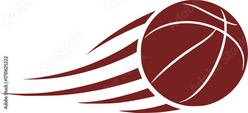 basketball bounce vector silhouette illustration of a bouncing basketball isolated on white background 