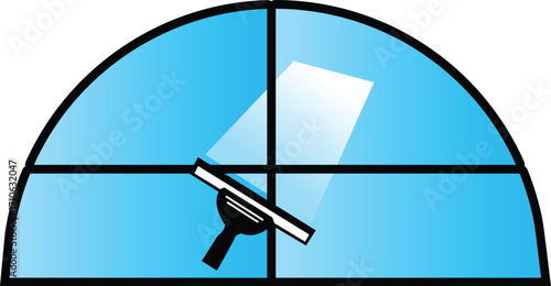 awesome window cleaning icon