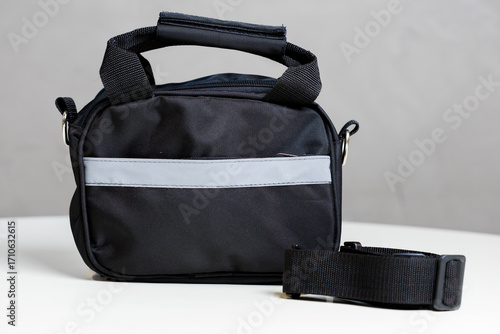 Canvas Print Compact Carrying Case with Handle and Detachable Shoulder Strap for Electronic T