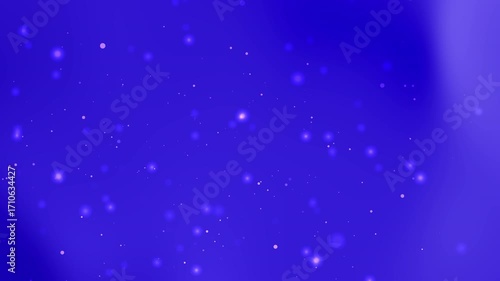 Blue background with small white glowing dots scattered, ideal for technology themed designs, futuristic concepts, or digital illustrations. Creative and modern.