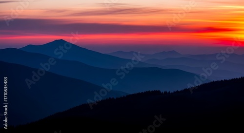 Wallpaper Mural Sunrise Mountain Majesty. Torontodigital.ca