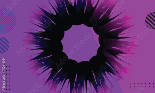 Modern circle line abstract colorful design for  cover design, website, banner, flyer,