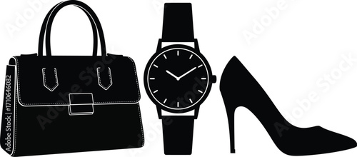 Shop women accessories handbag watch and heels fashion style