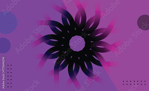 Modern circle line abstract colorful design for  cover design, website, banner, flyer,