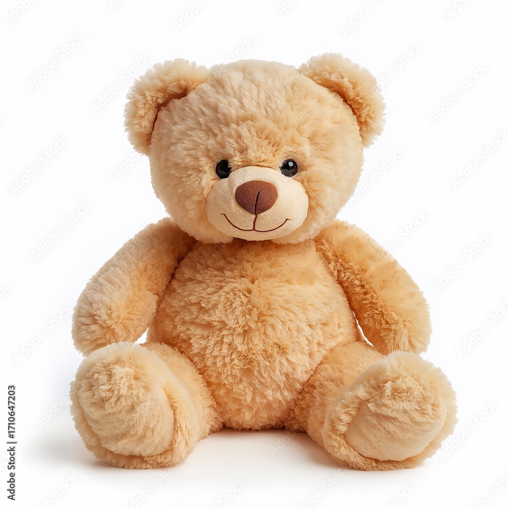 Obraz premium Teddy bear isolated on white background
