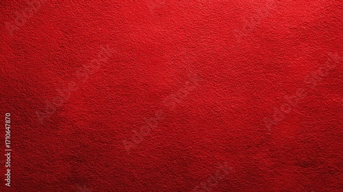Vibrant red velvet texture close-up with fine detail