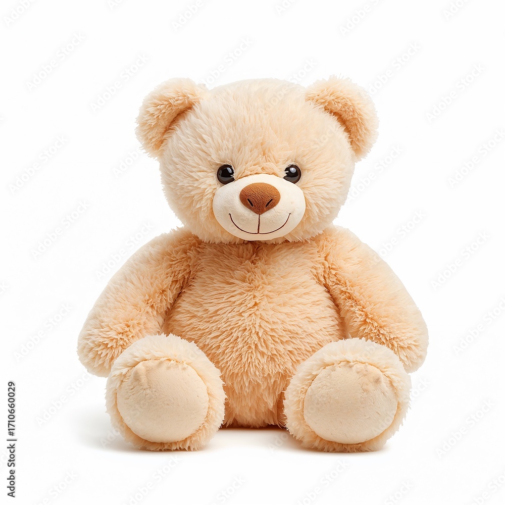 Obraz premium Teddy bear isolated on white background