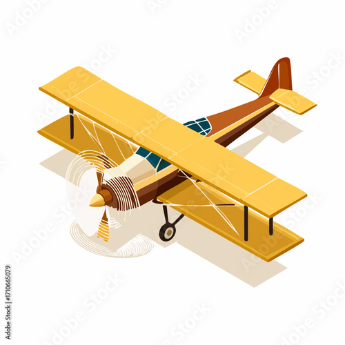 airplane isolated on white background
