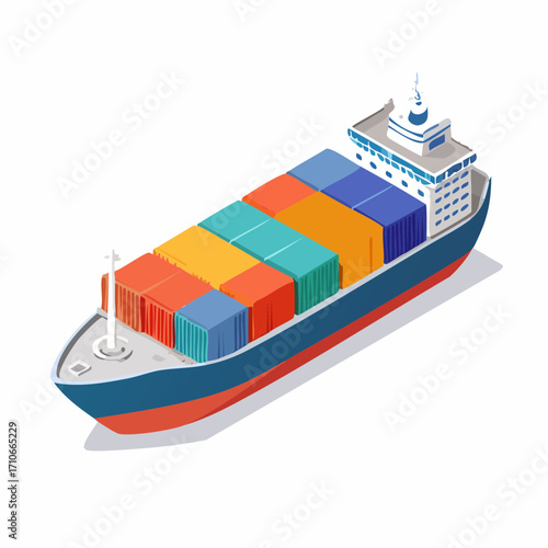 cargo ship with cargo containers