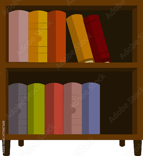 bookshelf with books