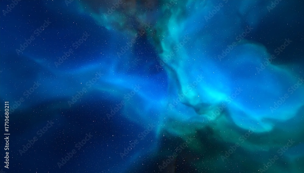 Fototapeta premium Cosmic nebula swirls in deep space