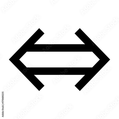 Equivalent symbol Mathematical. Vector image