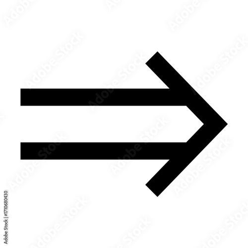 Implies symbol Mathematical. Vector image