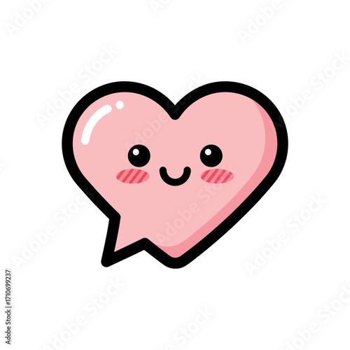 A cartoon illustration of a romantic couple on Valentine's Day
