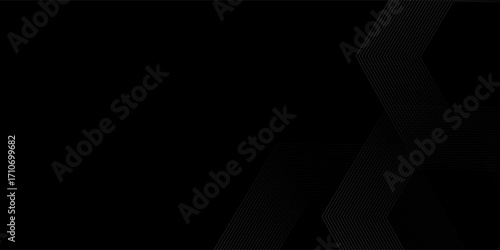 Top abstract background design. Modern wavy line pattern in monochrome colors. Premium stripe texture for banner, texture art