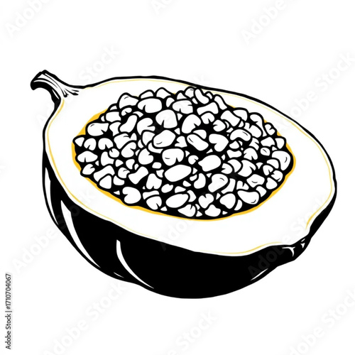 Baked acorn squash filled with wild rice stuffing