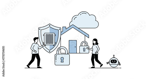 Secure Home Automation Cloud Security, Privacy, and IoT Solutions for Modern Living