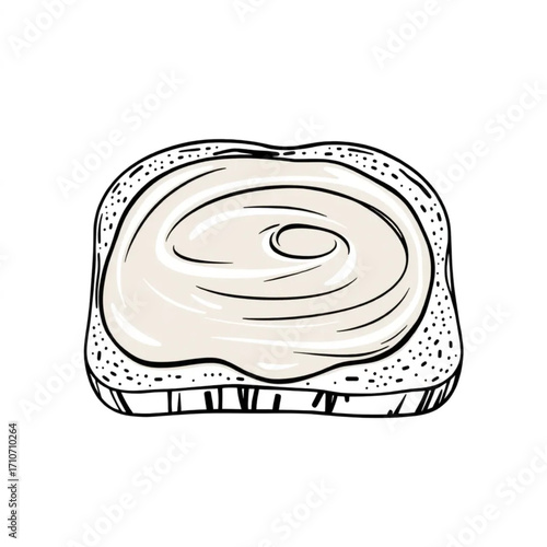 Homemade nut butter on whole grain toast