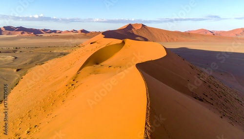 Fototapeta Naklejka Na Ścianę i Meble -  Vast red dune landscape