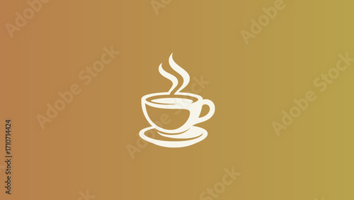 Invigorating hot coffee cup with steam, perfect for cafe branding, morning routines, or beverage promotions. Captures warmth and essential energy.