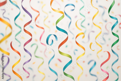 seamless pattern with ribbons