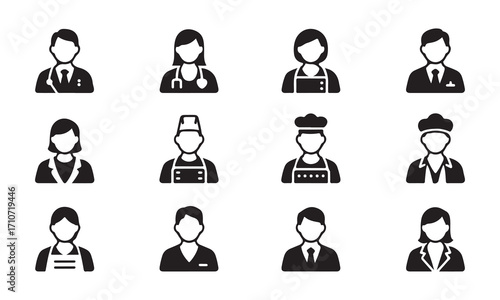 business people icons