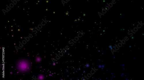 Wallpaper Mural Golden Particle Interbrand mite Leuchteffekt. Glenzed Particle Animation on a black background. Torontodigital.ca