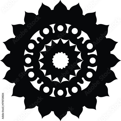 Abstract vector illustration of interlocking gear wheels, an industrial symbol of technology and mechanical design