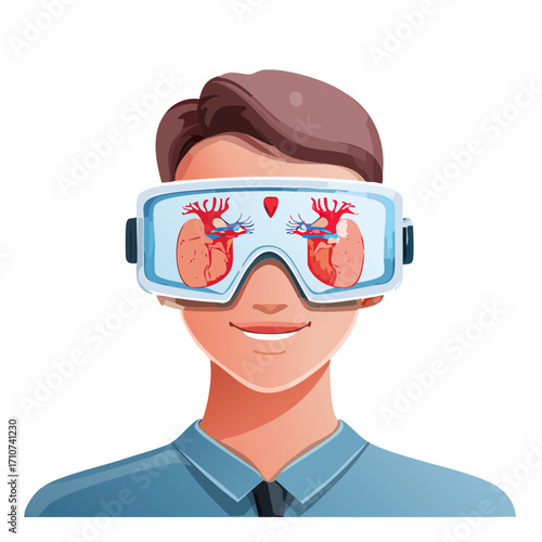 Virtuelle Anatomiebrille