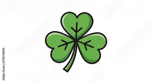 Find st patrick's day shamrock clip art vector graphic for irish holiday celebration and good luck charm design