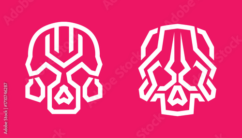 Skull logo symbol