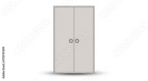 Modern double door wardrobe closet for bedroom storage and organization furniture design and home interior decor