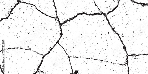 Distressed cracked concrete texture background with grunge surface