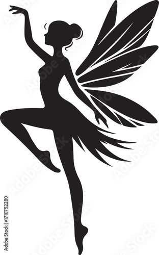 Fairy Silhouette Vector