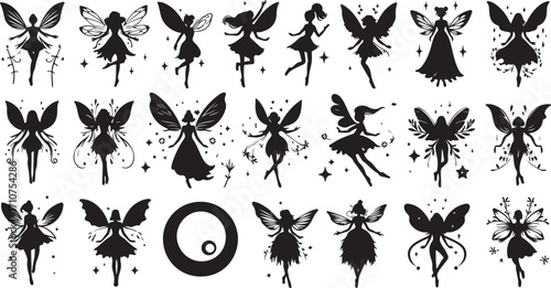 Fairy Silhouette Vector