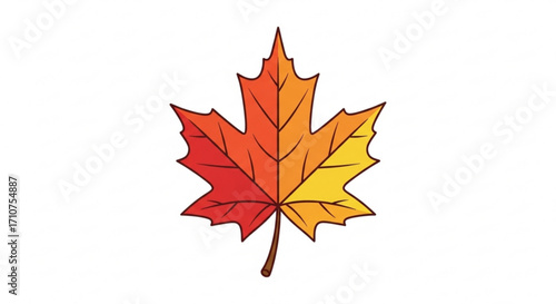 Download autumn maple leaf vector illustration for fall season designs and nature themed graphics projects today