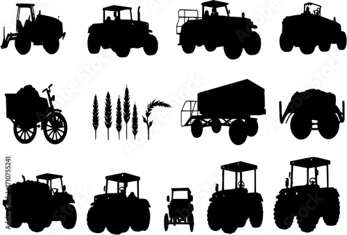 Agricultural silhouettes
