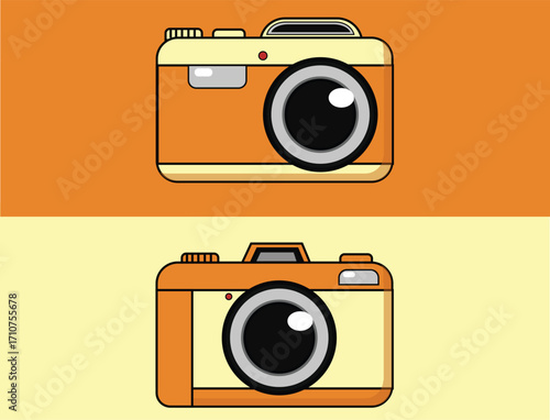 Retro Camera with Brown Color