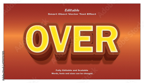 Over Text Effect Higher, Across, Beyond Typography Design.