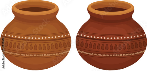 old clay pots