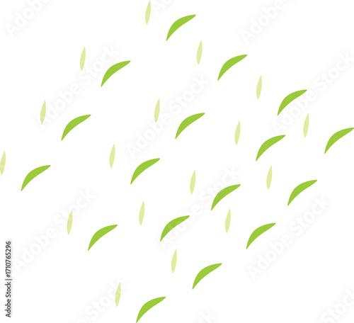 Colorful abstract falling leaf pattern