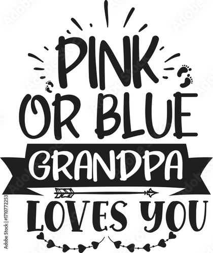 Grandpa Loves You Gender Reveal