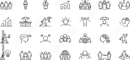 business, teamwork, social, corporate, leadership, meeting, group, people, collaboration, presentation, graph, chart, growth, success, network, communication, strategy, brainstorm, vector illustration