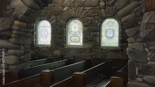 Stained Glass at St. Ann's Church, Kennebunkport, Maine
