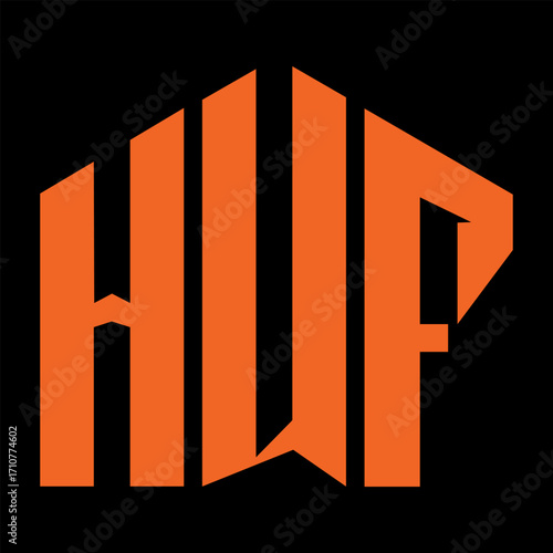 HUF letter design. HUF letter technology logo design. HUF Monogram logo design for an entrepreneur and business.