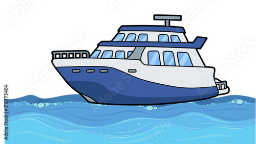 ship on the water