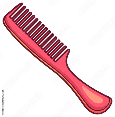 Colorful Hair Styling Tools Set: Combs, Mirrors, Dryer, Straightener, and Accessories for Salon or Home