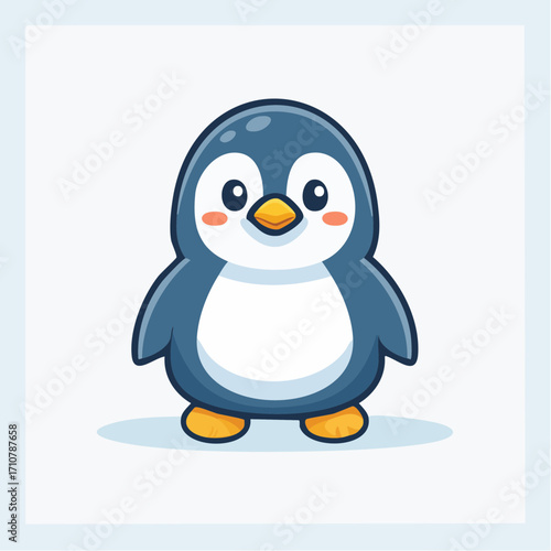 Adorable Cartoon Penguin Illustration